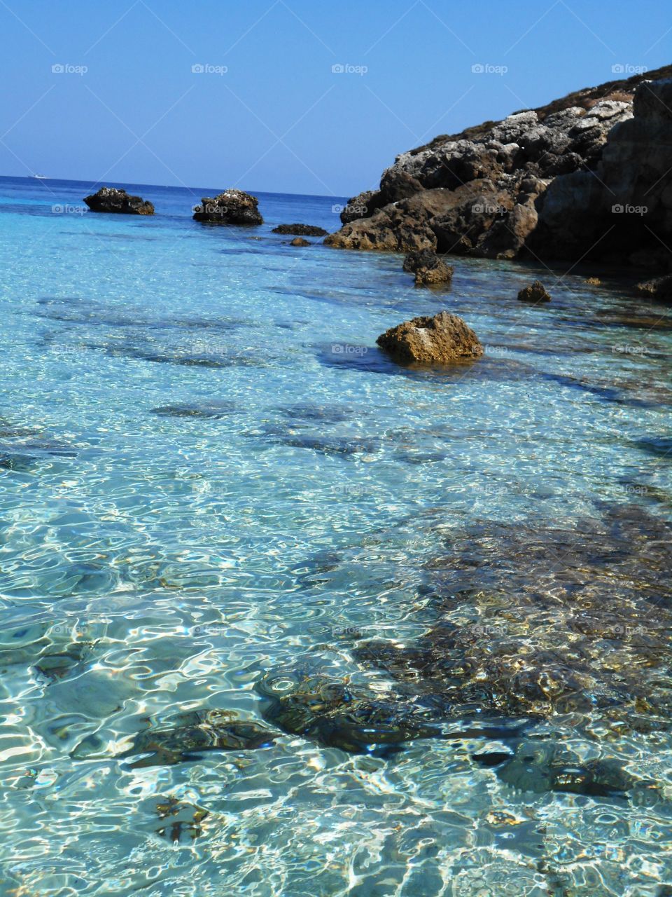 clear water. la spiaggia dei conigli, Lampedusa
