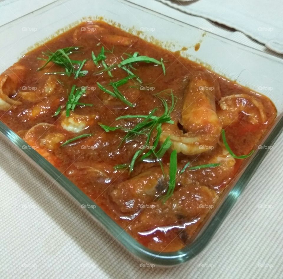 Prawn curry