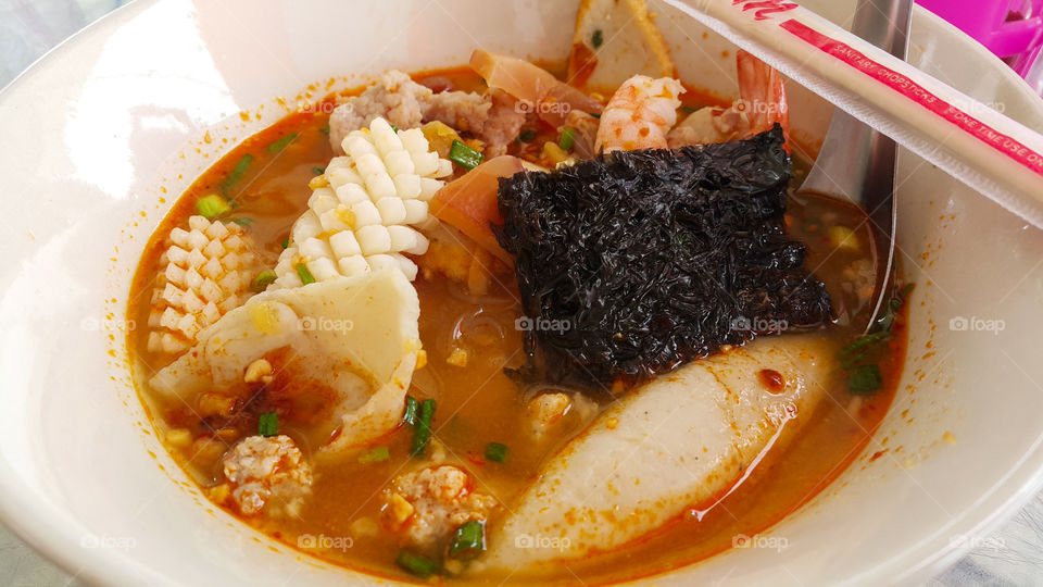 seafood noodle soup