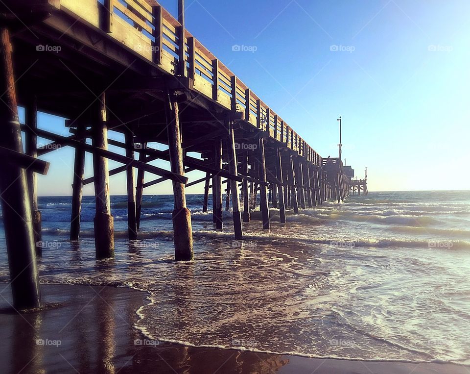 Pier before sunset 