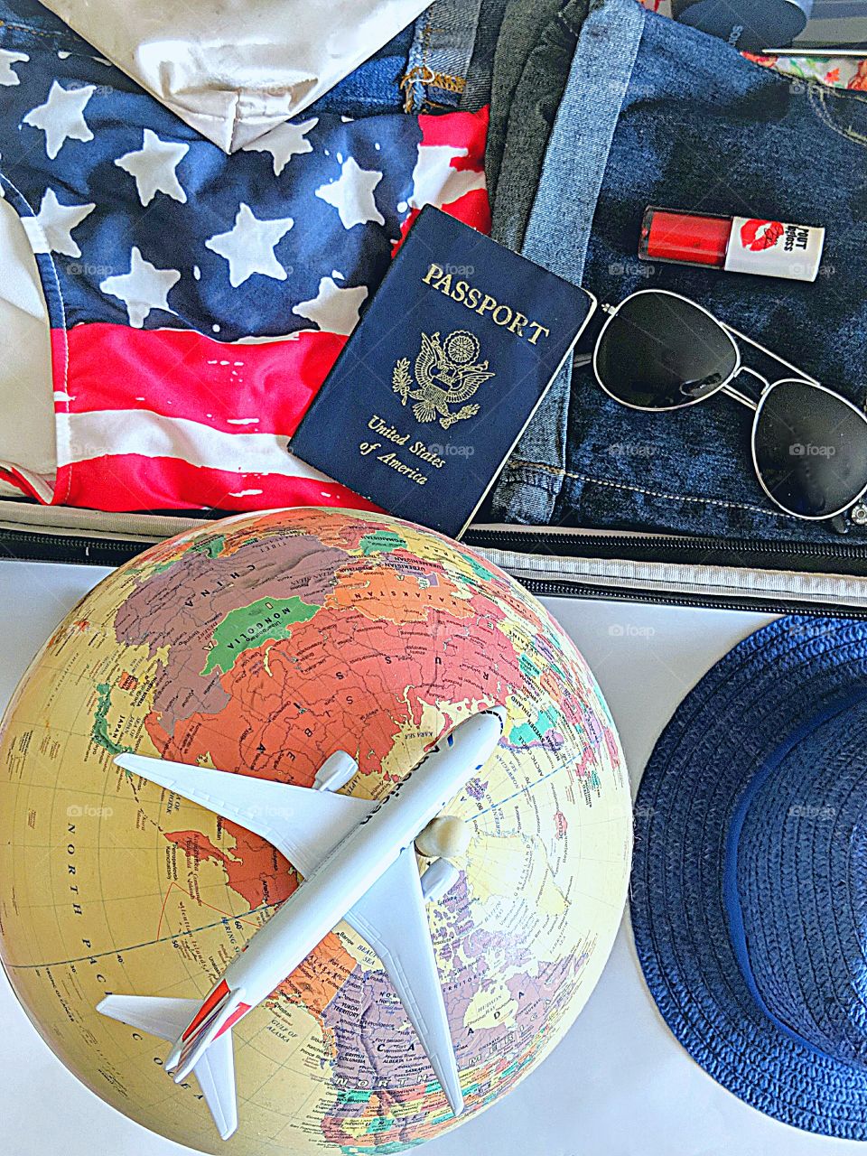 Suitcase for holiday