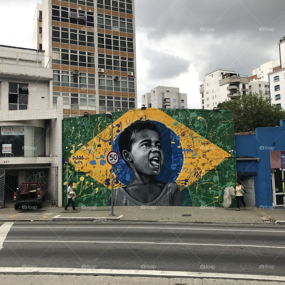 Mural São Paulo brazil