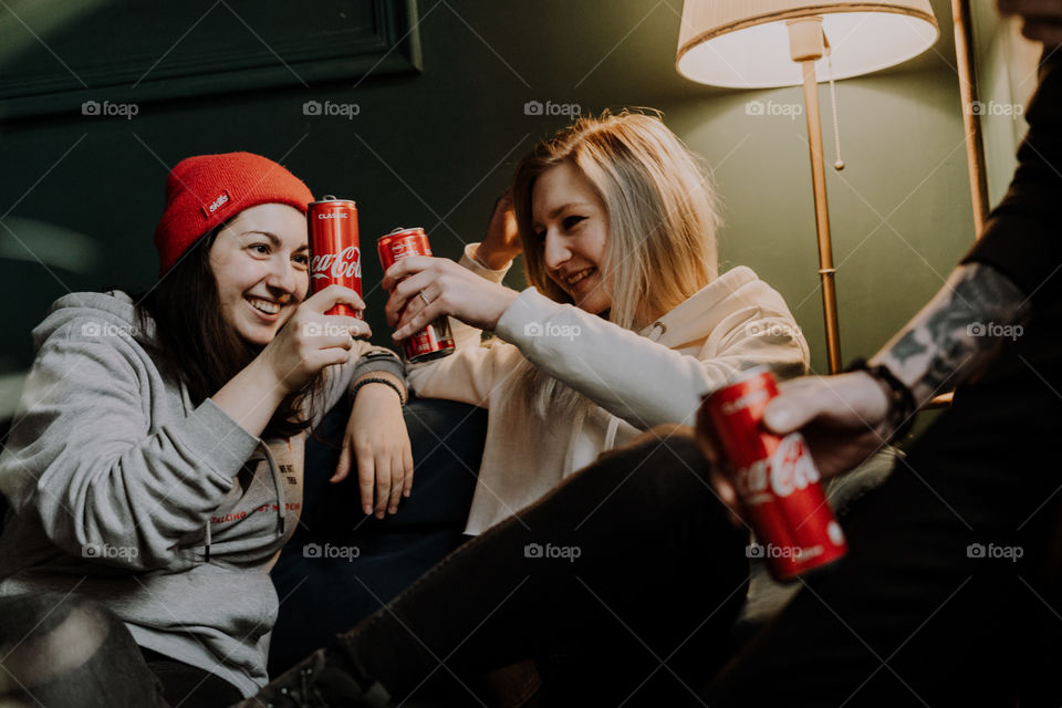 friends with coca cola