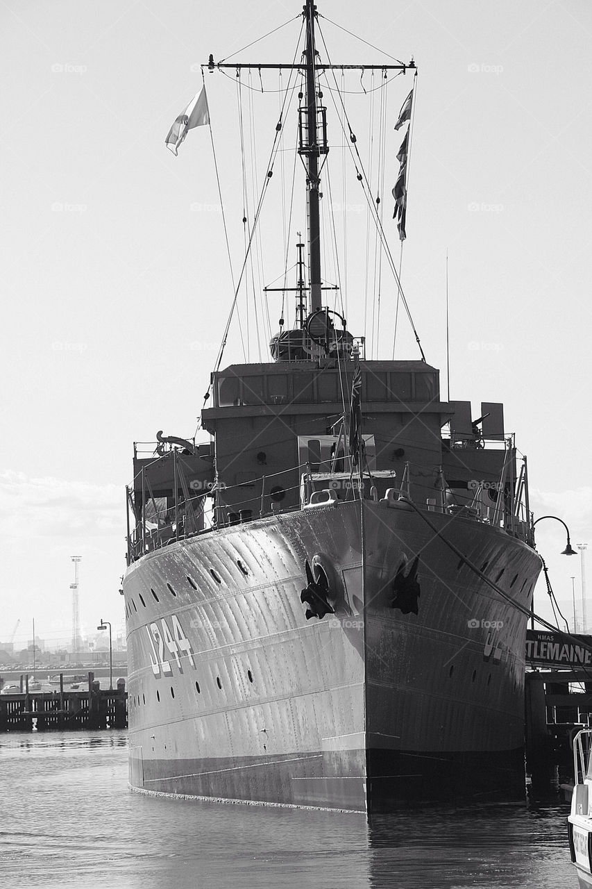 boat ship melbourne warship by kshapley