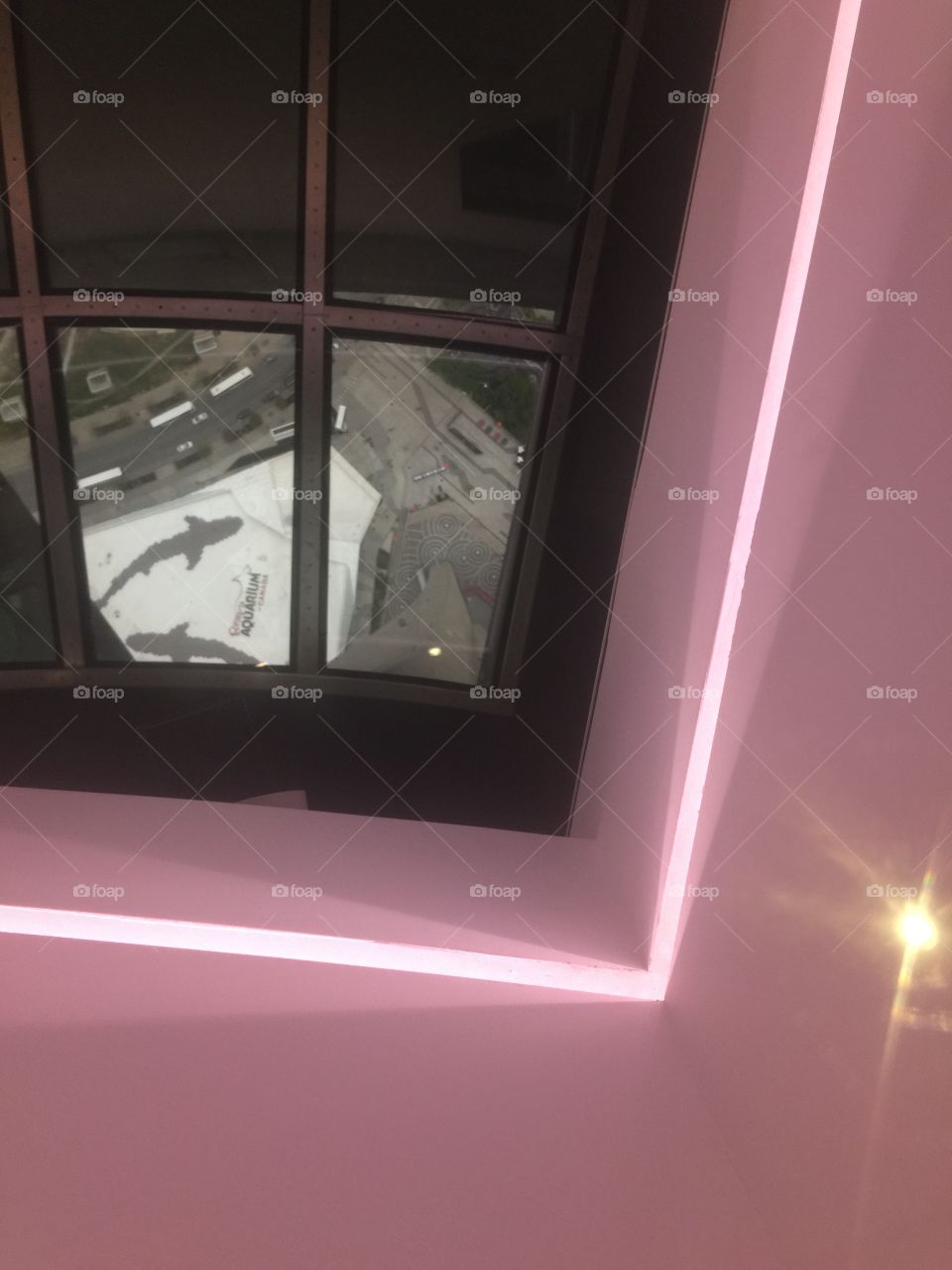 CN tower glass floor 