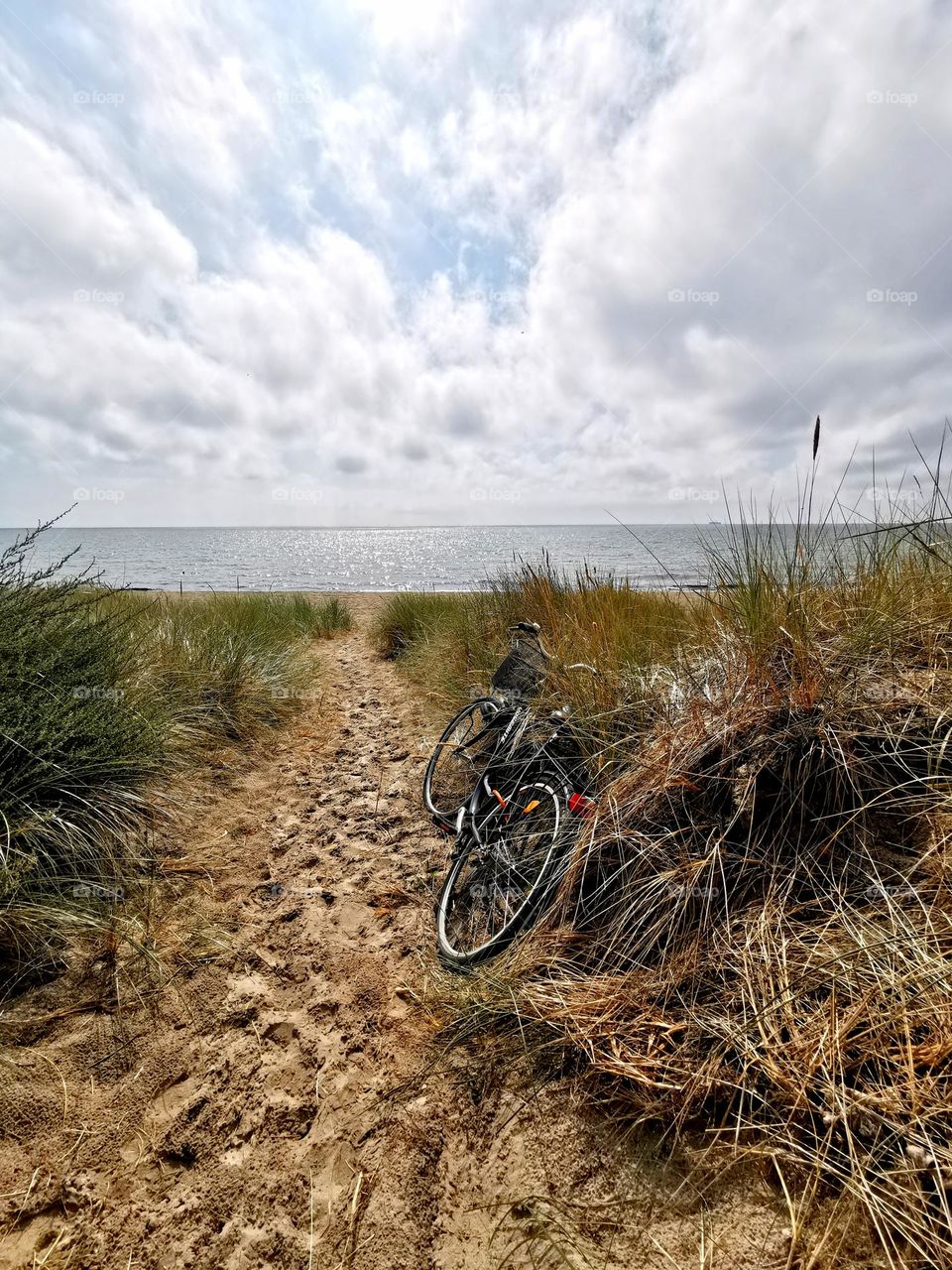 Bicycle at the beach