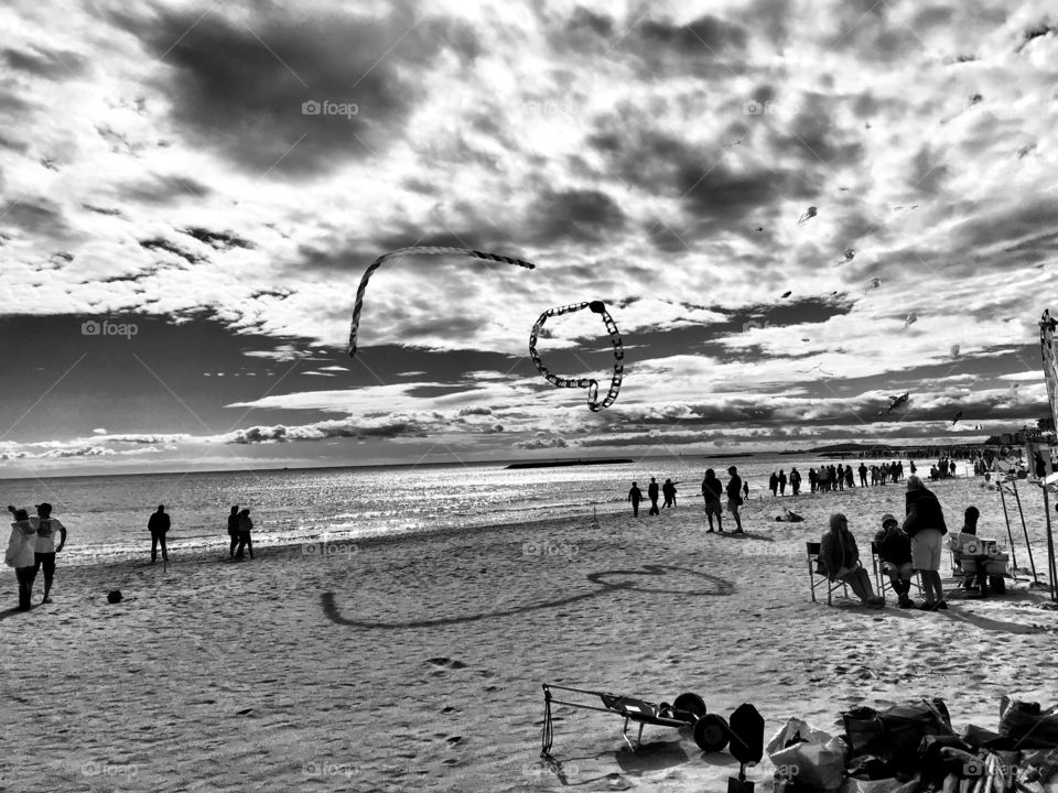 Kite flying near Montpelier 