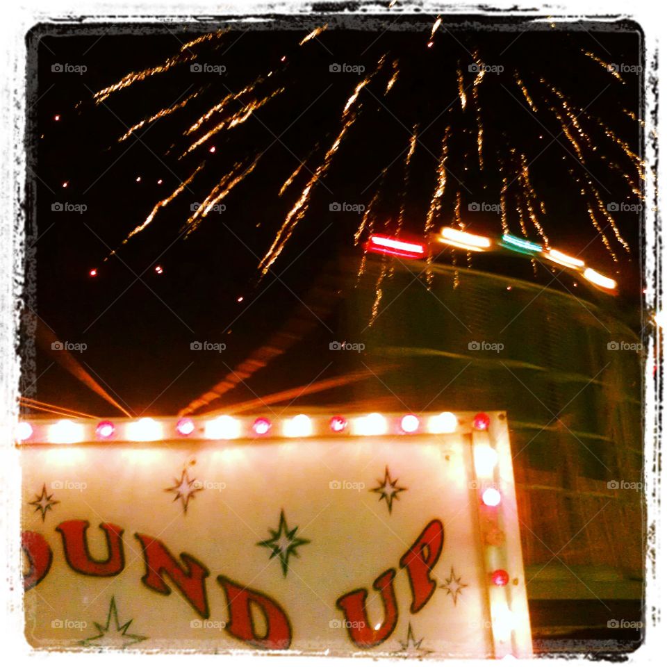 Fireworks. Fireworks display at the festival.