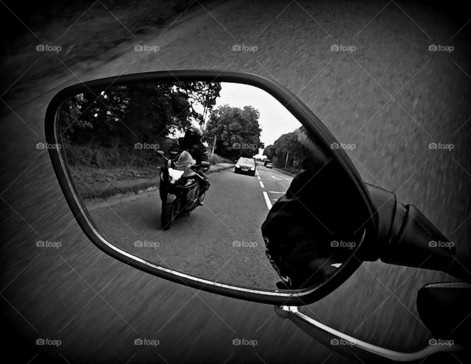 motorcycle reflection