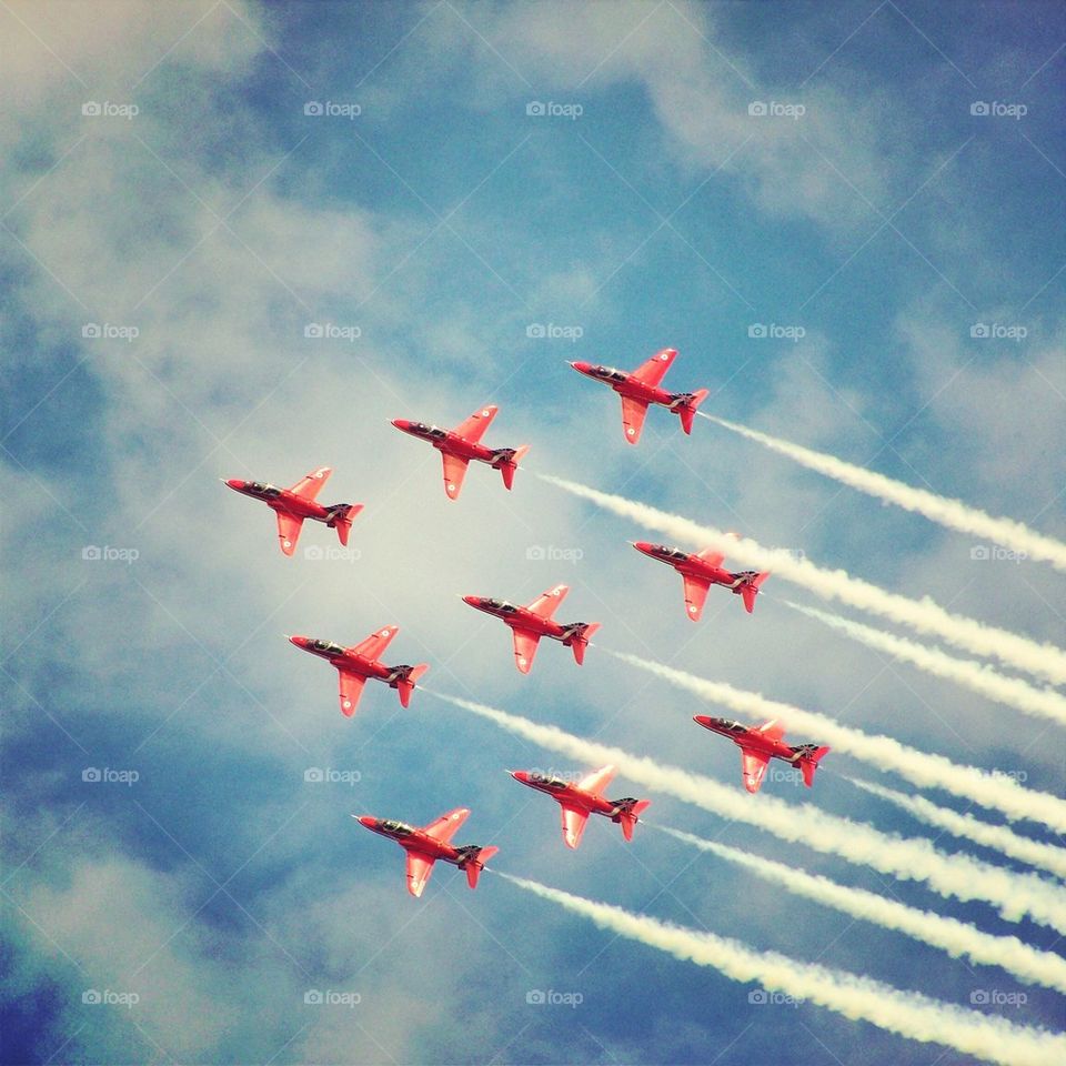 The RAF Red Arrows