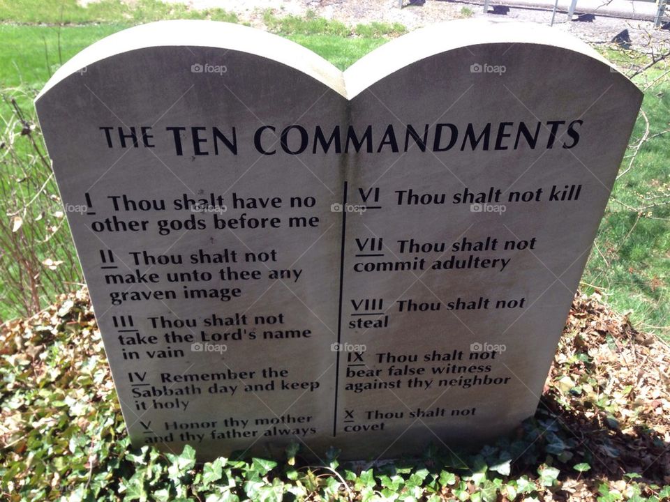 The 10 commandments