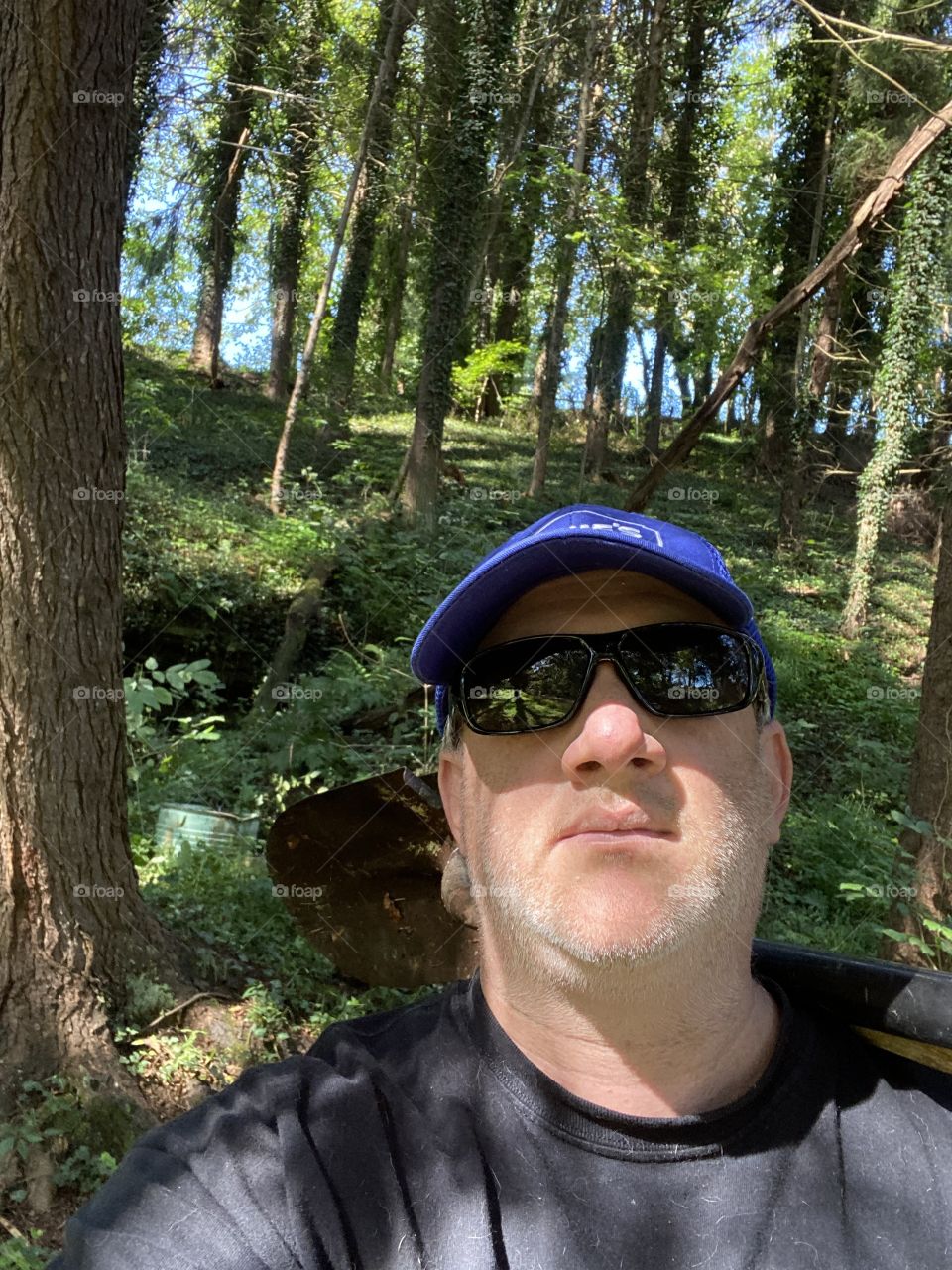 Tromping threw the woods 