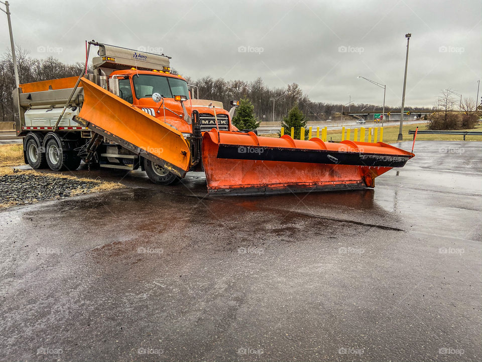 Ready for winter with the Mack plow truck 