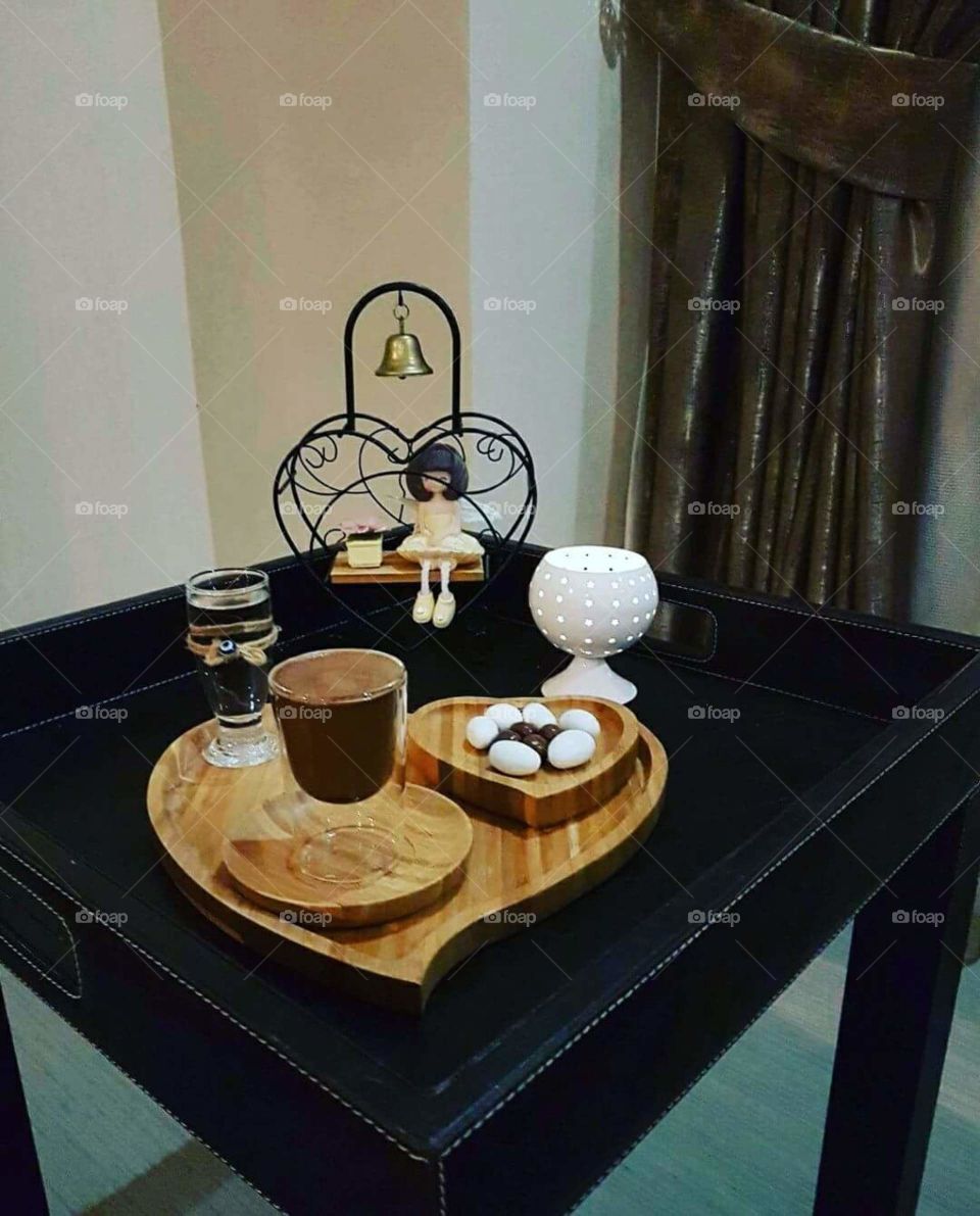 black coffee decoration