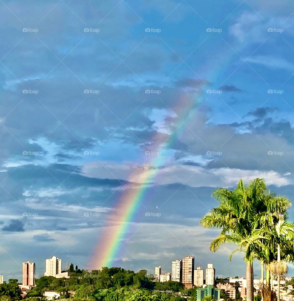 Rainbow in Bragança Paulista City - 🇺🇸 Hello Brazil! Long live the beauty of our landscapes. Here, the sunset is always beautiful. / 🇧🇷 Olá Brasil! Viva a beleza das nossas paisagens. Aqui, o entardecer é sempre belíssimo.
