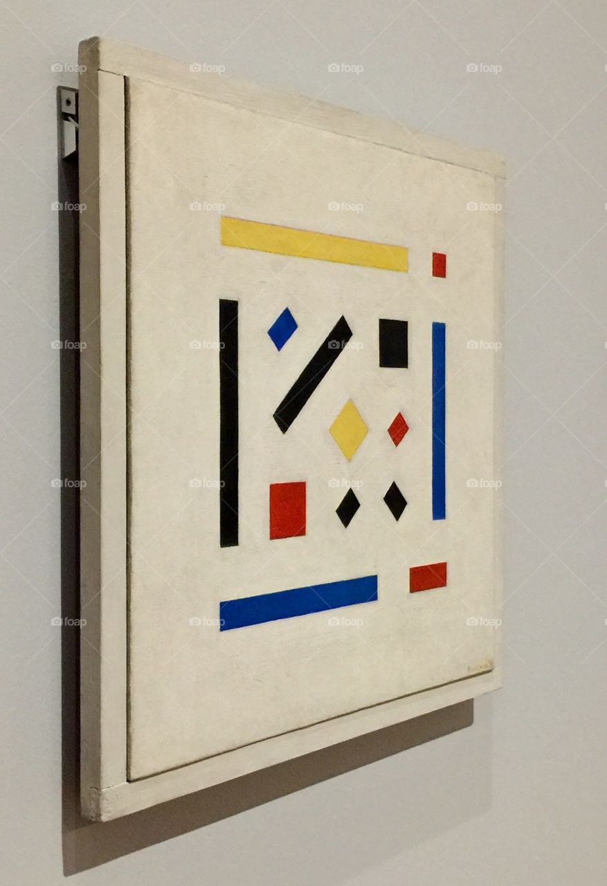 Bart van der Leck painting / 100 years De Stijl