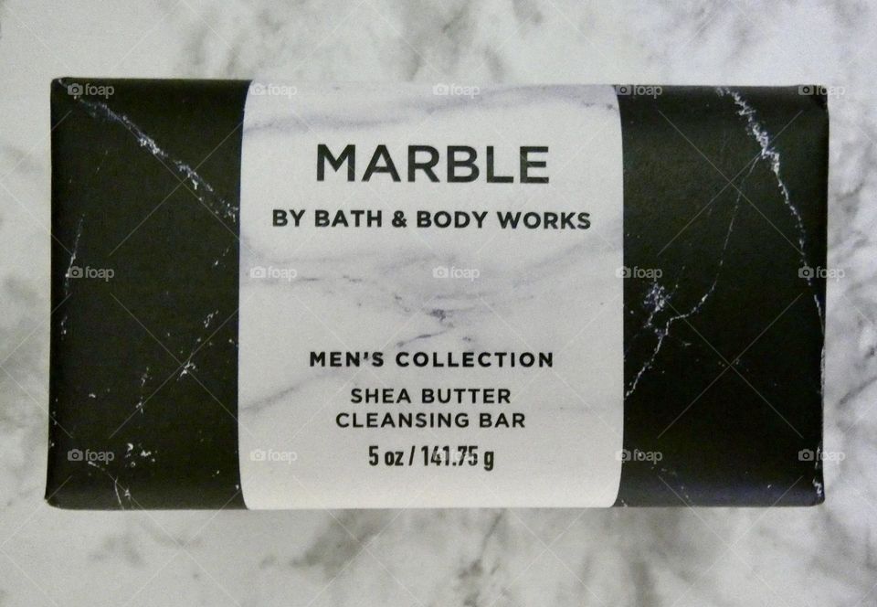 Marble shea butter body soap bar by Bath and Body Works Men’s Collection