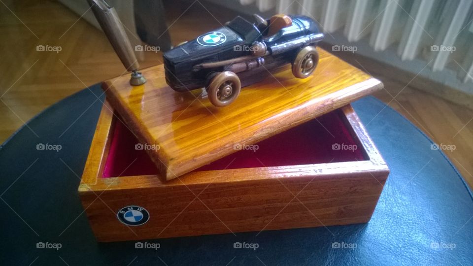 BMW pencil holder