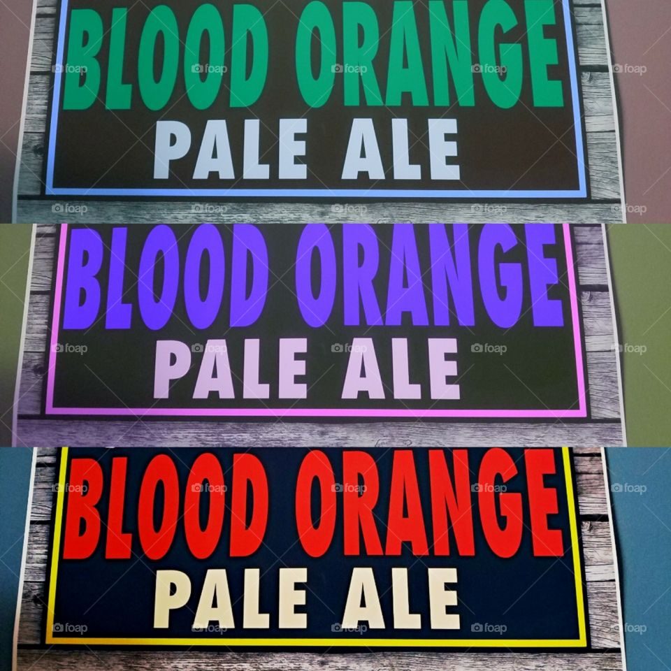 Great South Bay Brewery Blood Orange Pale Ale Advertisement