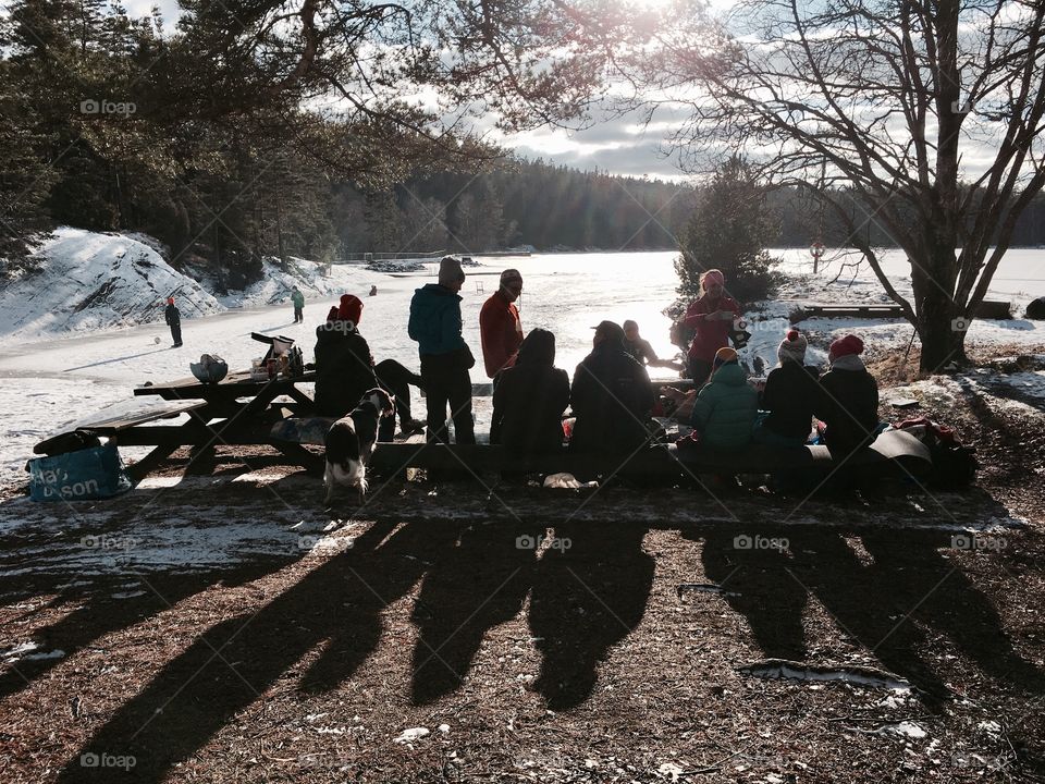 Together by the lake