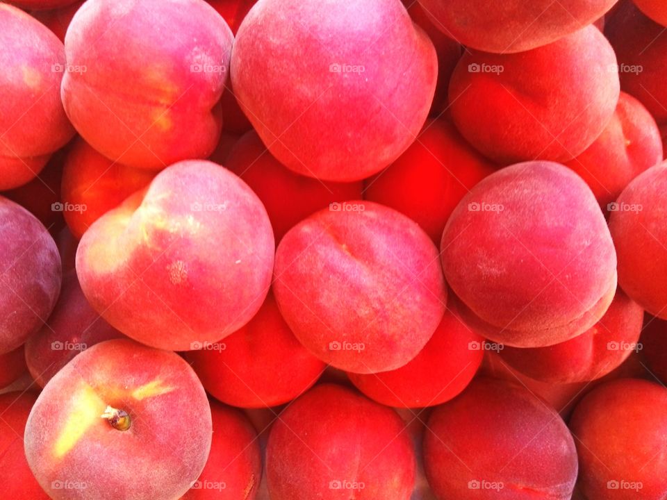 Fresh peaches