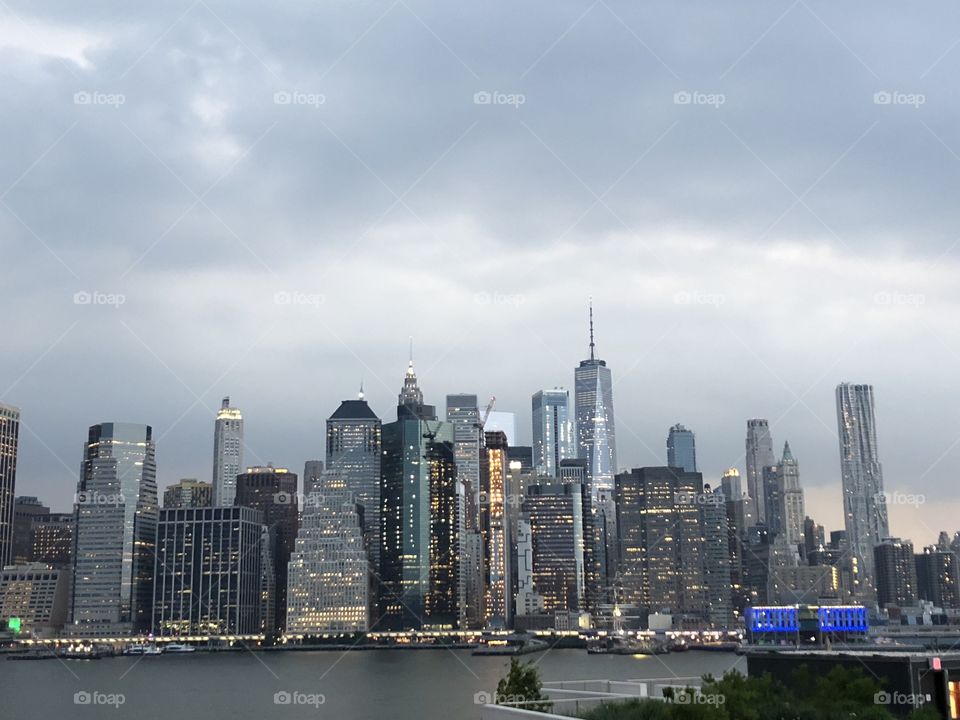 New York cloudy