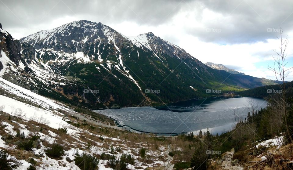 Mountain, Snow, Landscape, No Person, Nature