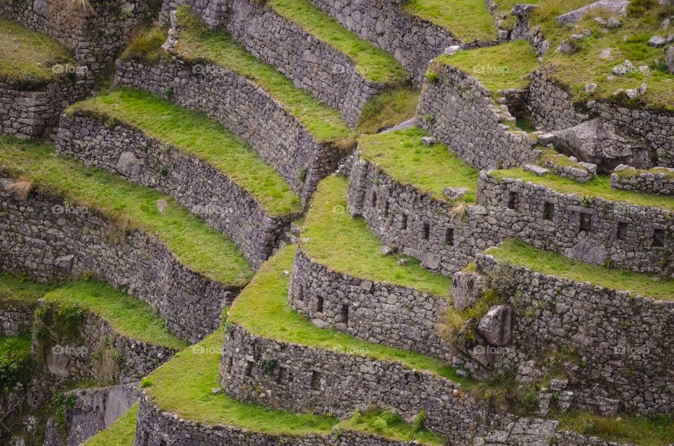 Machu Picchu terraces 