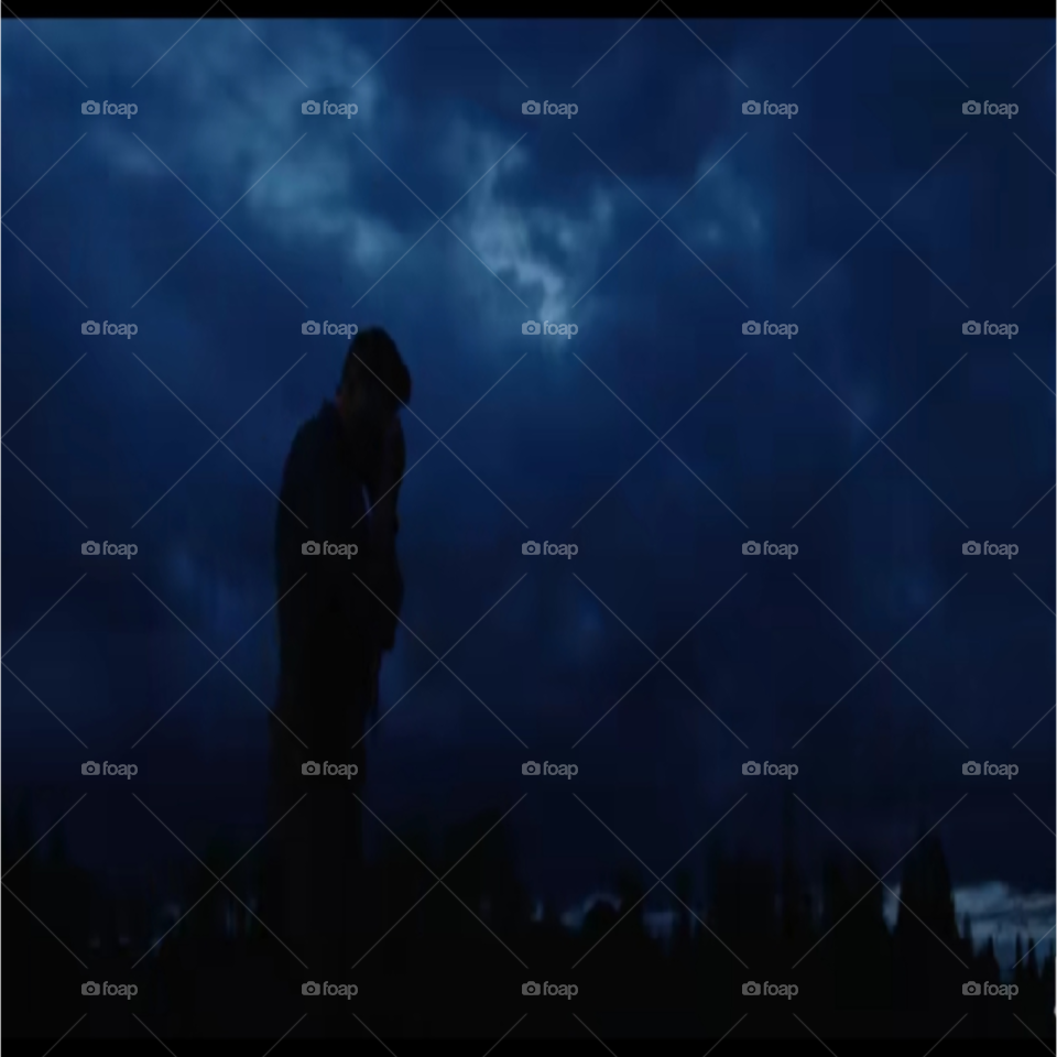 Quite moment in the dark