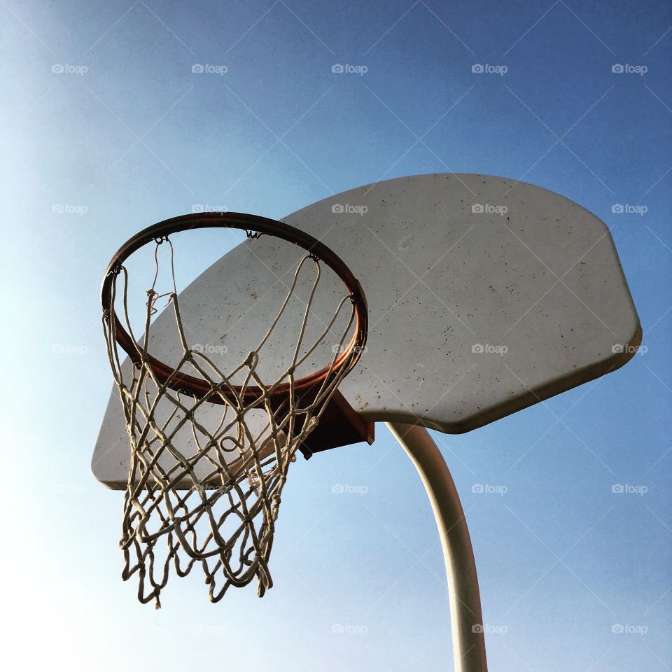 Basketball in the sky 