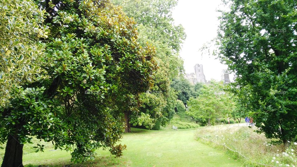 Jardínes de castillo