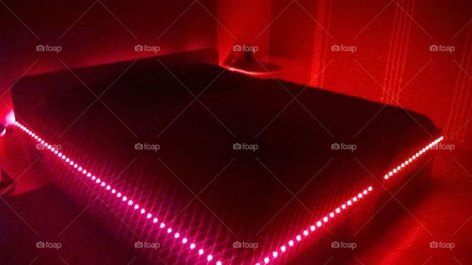 red bed romantic