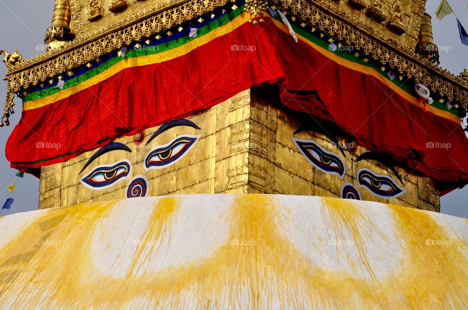 Buddhist stupa in Nepal 