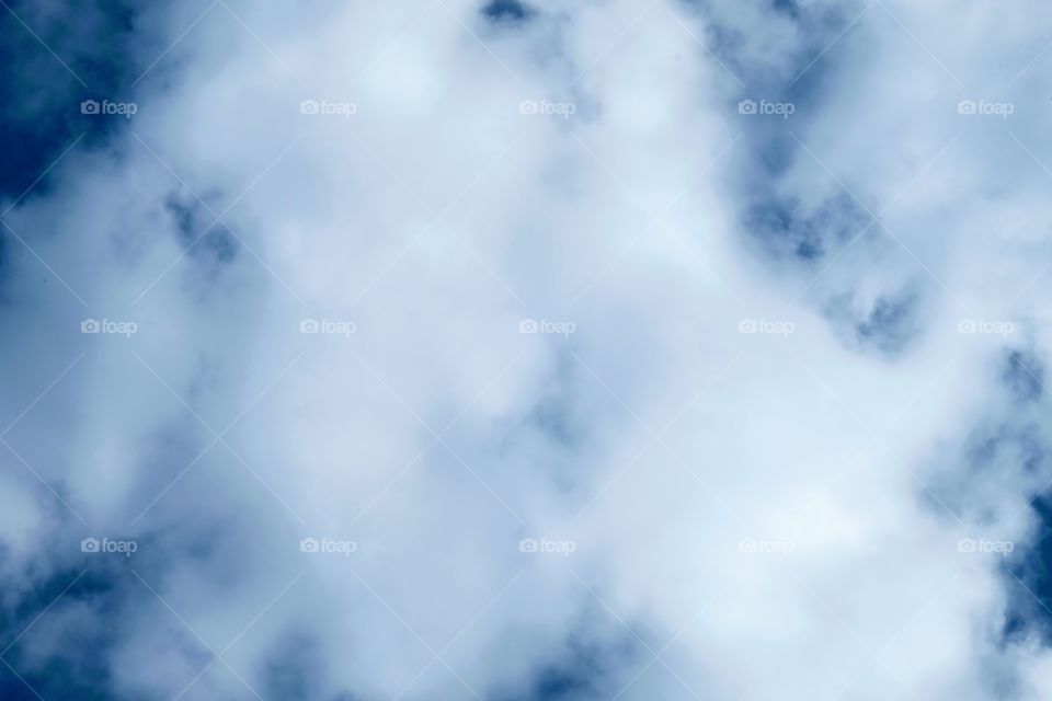 Texture of white clouds and blue sky 