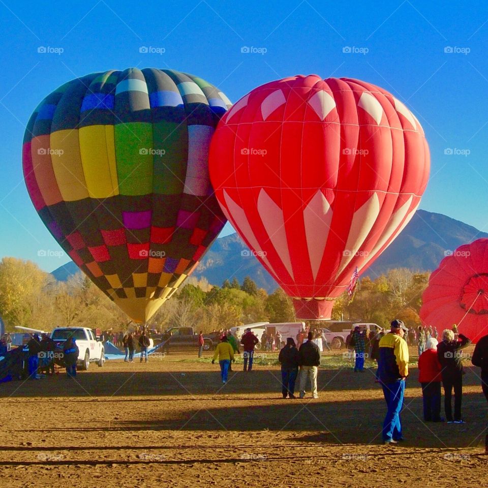 Hot Air Balloons at Sunrise