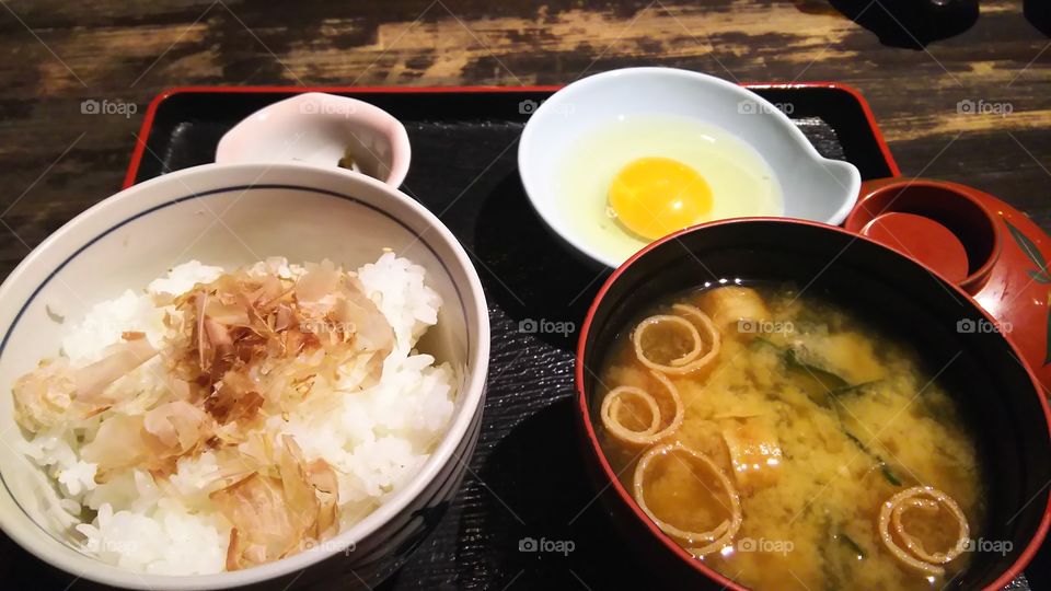 TKG
japanese usually meal