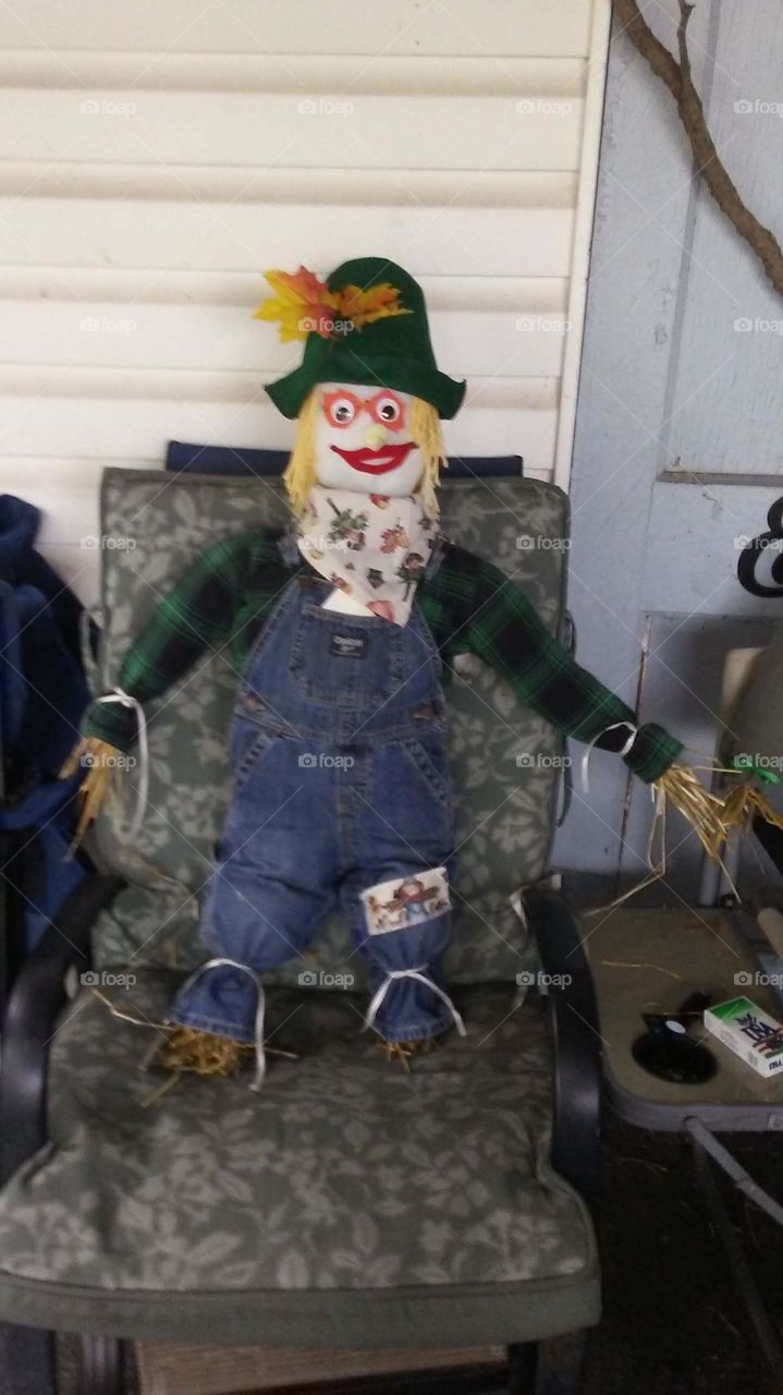 Just another scarecrow this one named "NORBERT"