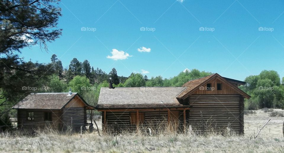 Buildings of Barns In The Middle of Nature