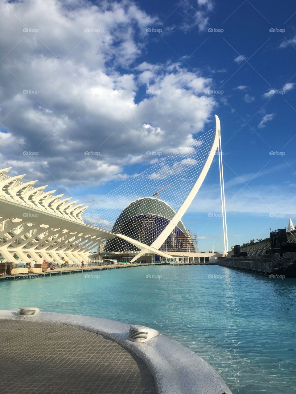 The opera house of Valencia. Also featured are a science museum and convention space area. A major draw for tourists and locals alike. 
