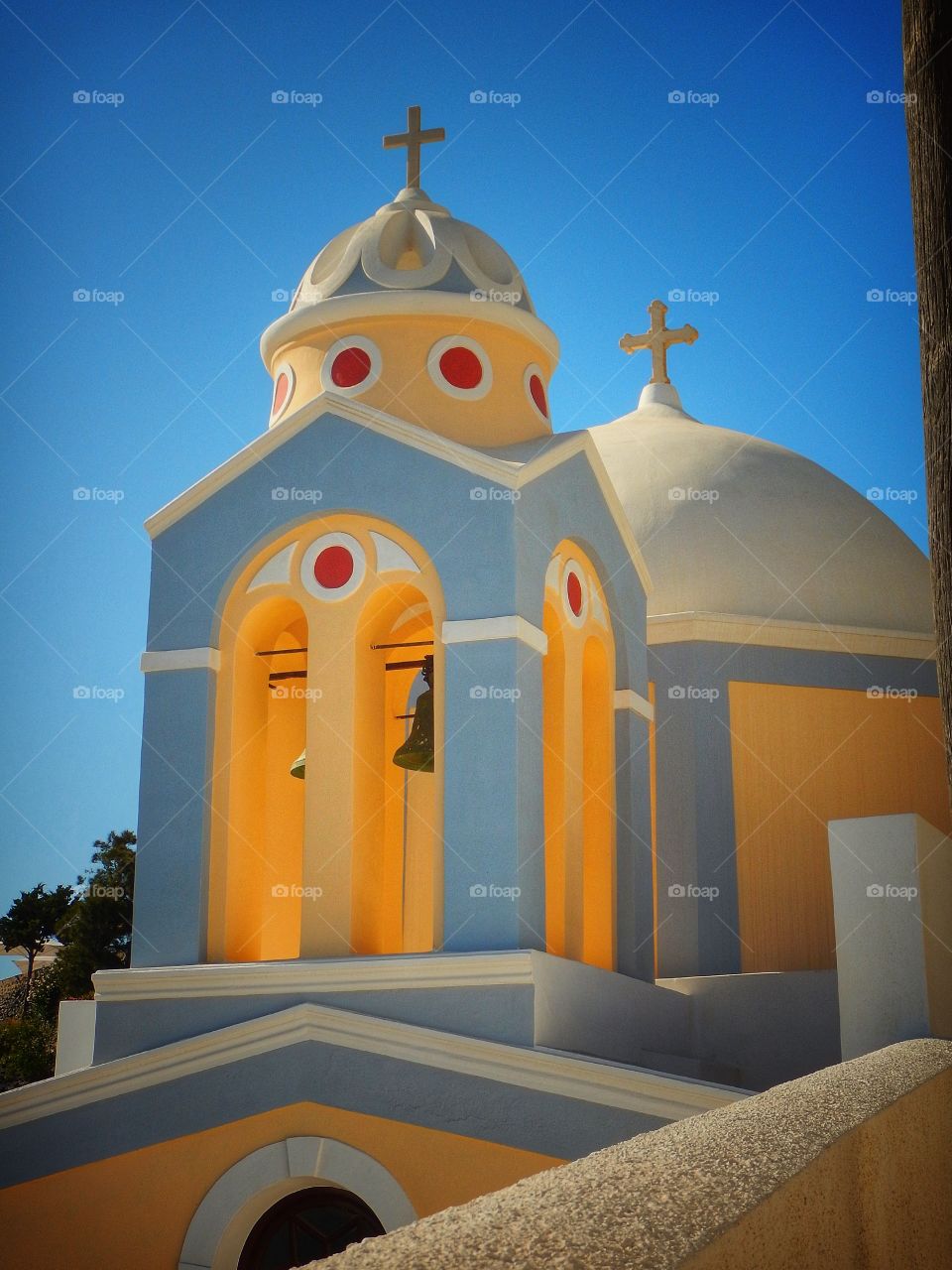 Low angle view of church