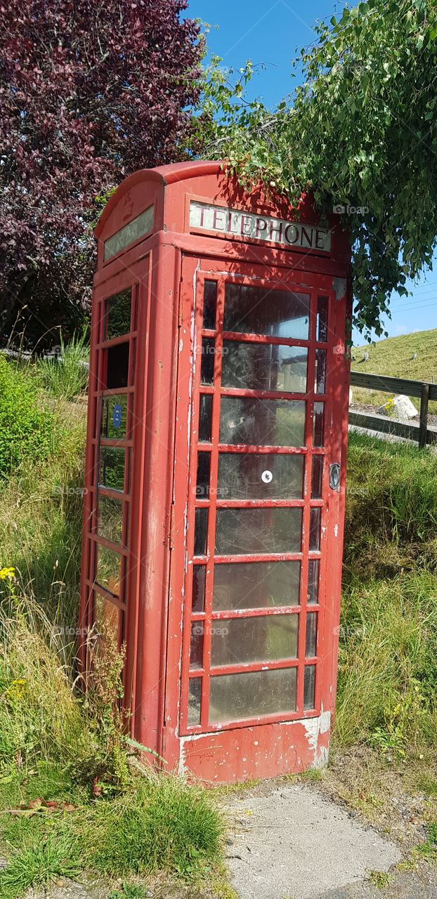 old school phonebox #tomartain Scotland
