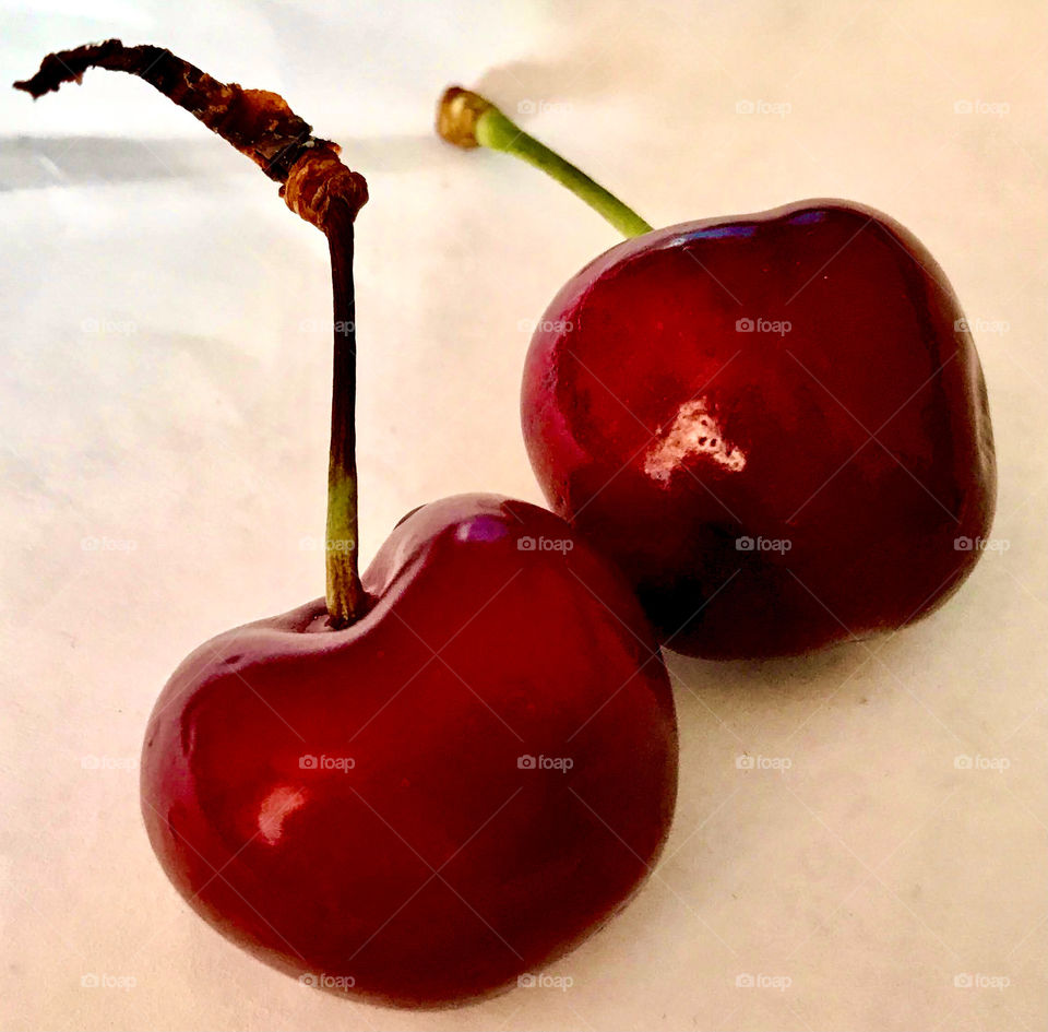 Red cherries