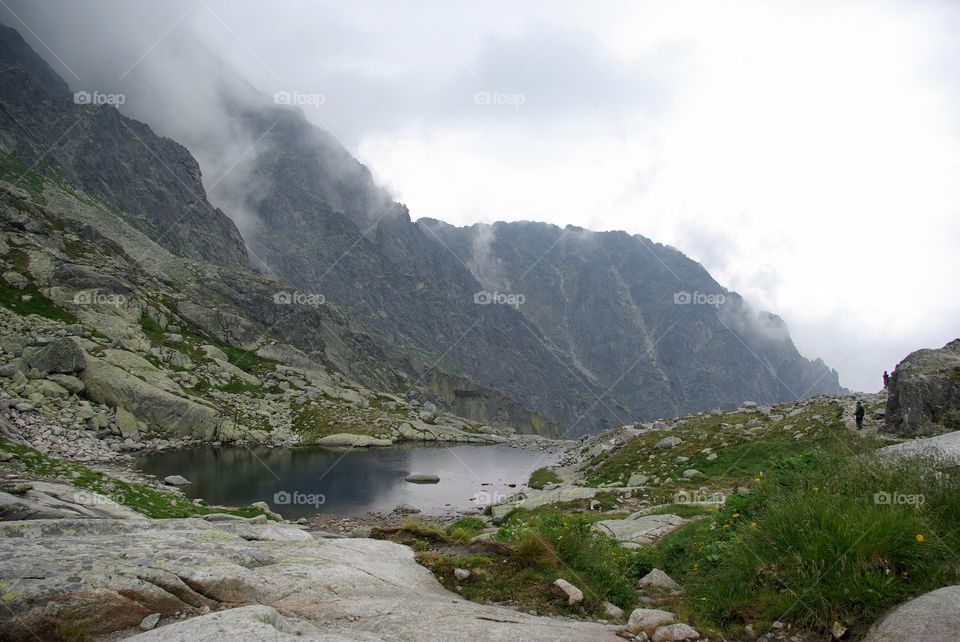 Mountain lake in High Tatras, Slovakia