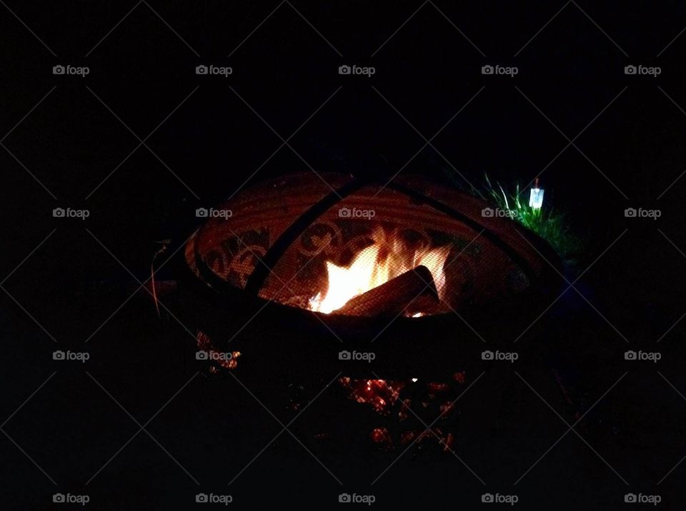 Outside fire