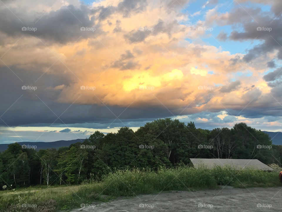 Sunset in Vermont