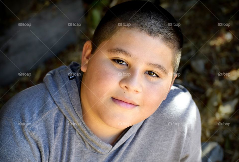 handsome boy portrait