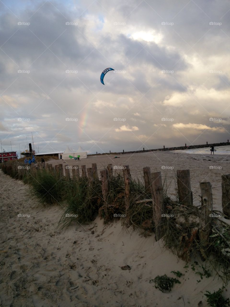 Rainbow at the beach