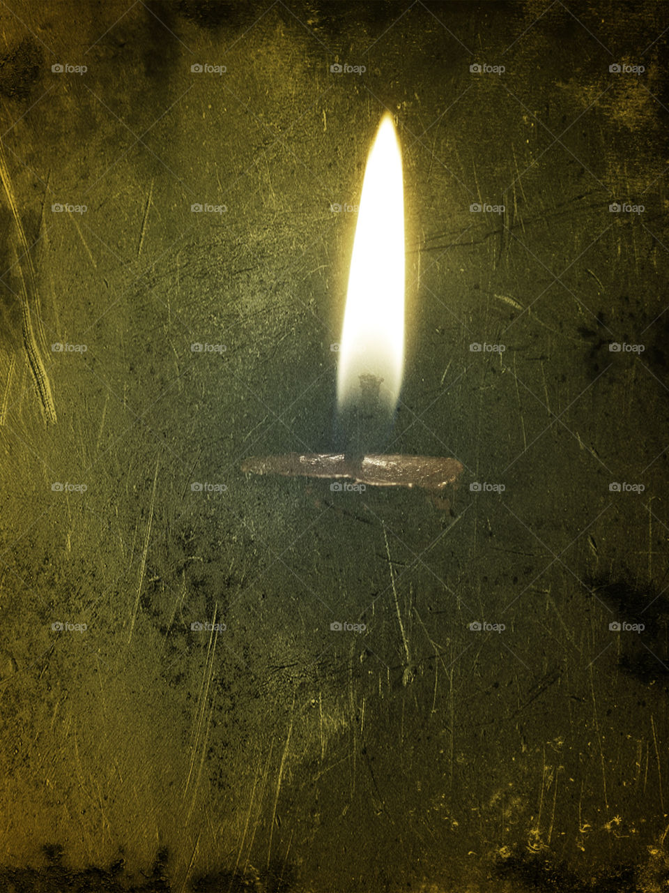 candle reflection flame old mirror by emmanuelgr