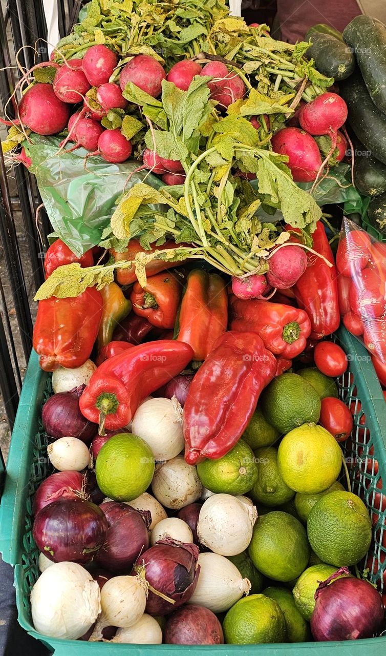 Vegetables in Chichicastenago