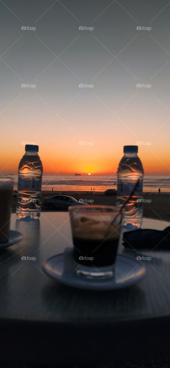 great view at sunset